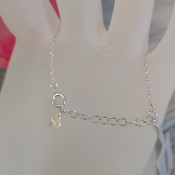 2/$30💕 BNWT Adjustable Sterling Silver Necklace - Picture 4 of 5